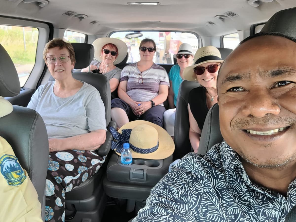 Professional Cambodia taxi driver